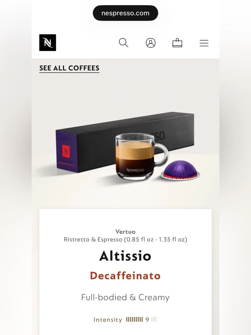 Nespresso new boxes
